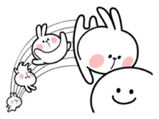 😝 emoji Spoiled rabbit 4@spoiledRabbits Telegram sticker 8 of 41