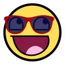 😎 emoji Awesome Face Telegram sticker 9 of 55