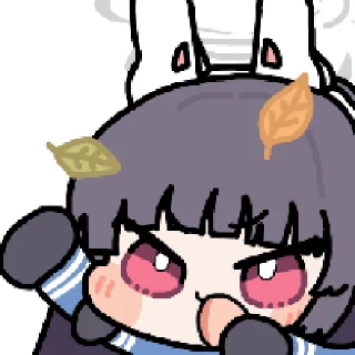 👊 emoji 三葉のテーマ Telegram sticker 15 of 36