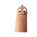 😋 emoji aida finger Telegram sticker 6 of 25