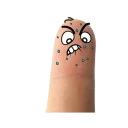😥 emoji aida finger Telegram sticker 12 of 25