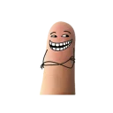 😃 emoji aida finger Telegram sticker 8 of 25