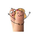 💋 emoji aida finger Telegram sticker 15 of 25