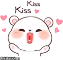 💋 emoji @MHStickers Bears In Love Telegram sticker 23 of 42