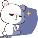 😐 emoji @MHStickers Bears In Love Telegram sticker 3 of 42
