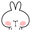 😞 emoji Spoiled Rabbit \Facial\ [@Stikeram] [SeRaMo.iR] Telegram sticker 18 of 41