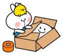 🙂 emoji Spoiled Rabbit \Apron\ [@Stikeram] [SeRaMo.iR] Telegram sticker 15 of 42