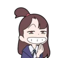 😁 emoji Little Witch Academia Telegram sticker 5 of 41