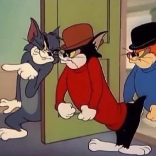 😏 emoji Tom and Jerry Telegram sticker 20 of 95