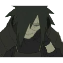 😏 emoji Uchiha Madara by @pellostyle Telegram sticker 3 of 16