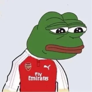 😪 emoji Arsenal by @footballstickers872 Telegram sticker 7 of 120