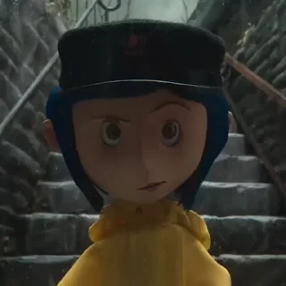 🤔 emoji Coraline Jones 🪡  @misty_valley Telegram sticker 22 of 99