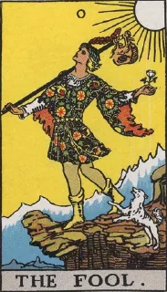 🤡 emoji Rider Waite Tarot Original Telegram sticker 1 of 78
