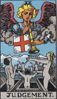 🎺 emoji Rider Waite Tarot Original Telegram sticker 21 of 78