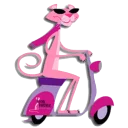 🚲 emoji pink panther Telegram sticker 24 of 30