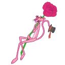 🌹 emoji pink panther Telegram sticker 14 of 30