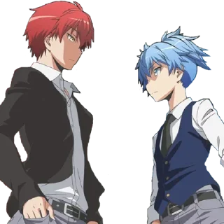 😐 emoji Akabane karma Telegram sticker 14 of 50