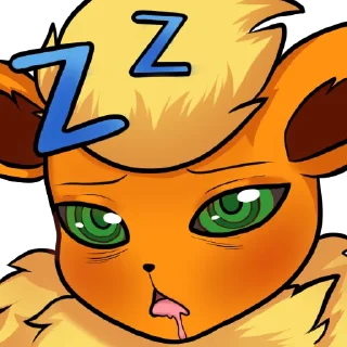 😮‍💨 emoji Vovo Flareon Telegram sticker 20 of 47