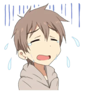 😭 emoji Chillin cute boys @R666d1 Telegram sticker 9 of 41