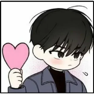 😶 emoji Cute Boys Telegram sticker 20 of 30