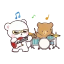 🥁 emoji Milk & Mocha @Stickersnew Telegram sticker 11 of 49