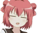 😅 emoji Yuru Yuri Telegram sticker 22 of 80