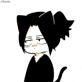 😐 emoji (@Tengen) MHA Video Pack Telegram sticker 17 of 50