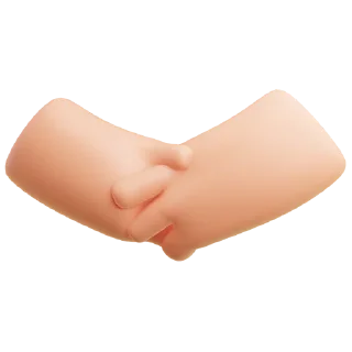 🤝 emoji cute hands Telegram sticker 2 of 11