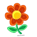 🌻 emoji Flowers- @MochaStickers Telegram sticker 24 of 44