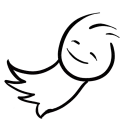 😋 emoji Qonshu - Ruh(Ghost) Telegram sticker 16 of 28