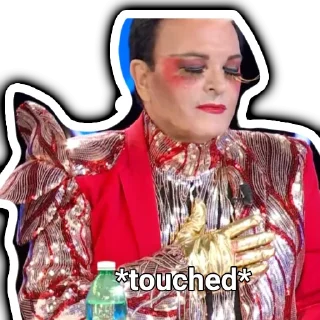 ❤️ emoji Malgioglio ti giudica Telegram sticker 6 of 14