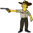 Sticker from Walking dead