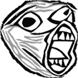 😂 emoji Distortion TrollFace | @The_Last_Nam_Nam Telegram sticker 13 of 65