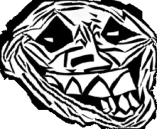 Sticker from Distortion TrollFace | @The_Last_Nam_Nam