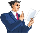 📃 emoji Phoenix Wright Telegram sticker 8 of 39