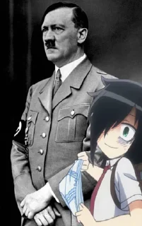 Sticker from 卐Hitler Senpai卐'@The_otaku_man
