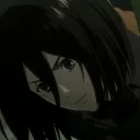 🖤 emoji -「Mikasa Ackerman🖤💫↯」¦ @kpopstan Telegram sticker 13 of 120