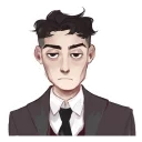 😑 emoji six of crows Telegram sticker 13 of 44