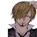 🤔 emoji Sanji Sticker(TokyoFX) Telegram sticker 23 of 73