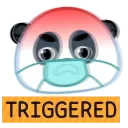 😠 emoji Панда @Stickersnew Telegram sticker 7 of 16