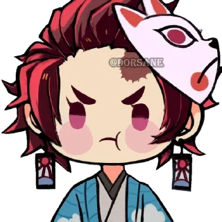 ⚔️ emoji ⚔Chibi KNY (@Dorsane) Telegram sticker 9 of 16