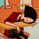 😐 emoji Daria Telegram sticker 7 of 47