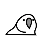 🖤 emoji Party Parrot @AM_stickers Telegram sticker 16 of 20