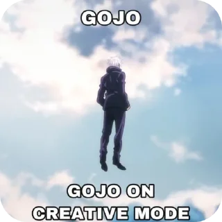 🧍 emoji Gojo Satoru Telegram sticker 5 of 120