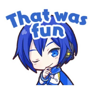 😉 emoji Project Sekai Kaito Telegram sticker 11 of 25