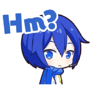 😕 emoji Project Sekai Kaito Telegram sticker 24 of 25