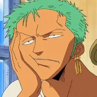 Sticker from OP zoro  @animespack