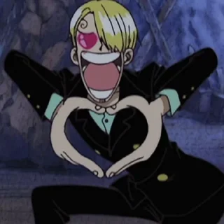 Sticker from OP sanji  @animespack