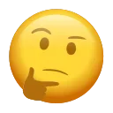 🤔 emoji @AnimatedEmojiOS Pack 😎 Telegram sticker 14 of 31