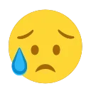 😥 emoji @AnimatedEmojiOS Flat 😎 Telegram sticker 15 of 27